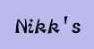 霓肯色-NIKKIS(Nikk's)