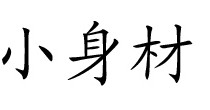 小身材