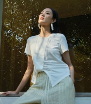 青雉,套头衫,轻文艺,时尚女装,都市女装,西服套装,通勤