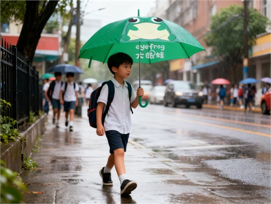 雨天新宠！叮当猫集团旗下品牌大眼蛙eyefrog雨具，颜值与实用兼备