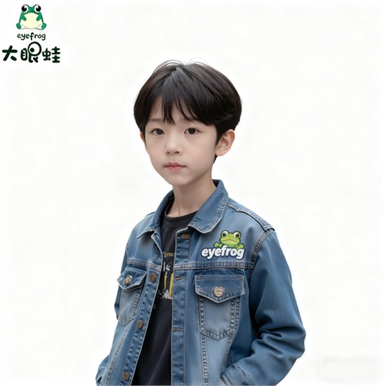 叮当猫集团旗下大眼蛙eyefrog牛仔外套，解锁秋日潮流密码