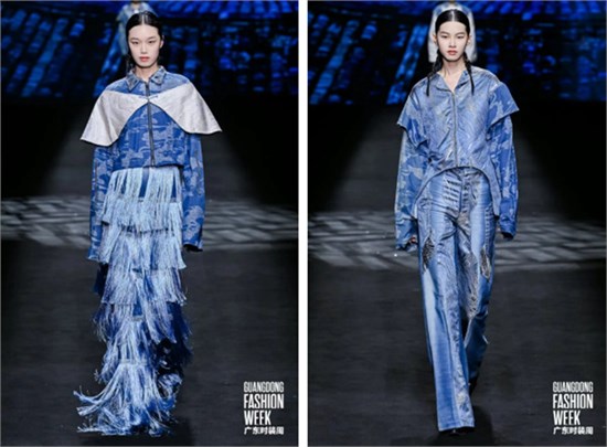 时尚+非遗！「诸所」客家蓝衫走上2025广东时装周