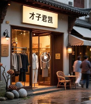 才子君凯时尚潮流衬衫百搭款式新颖个性刺绣与印花工艺取华夏国粹传承版元素如梅花融入东方美学为衬衫增添文化底蕴和艺术魅力