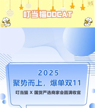 聚势而上，爆单双 11！叮当猫 X 国货严选商家会圆满收官！