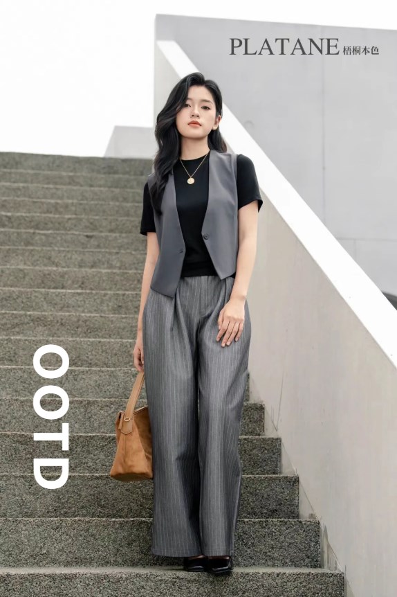 梧桐美学穿搭,轻松穿出秋冬高级感