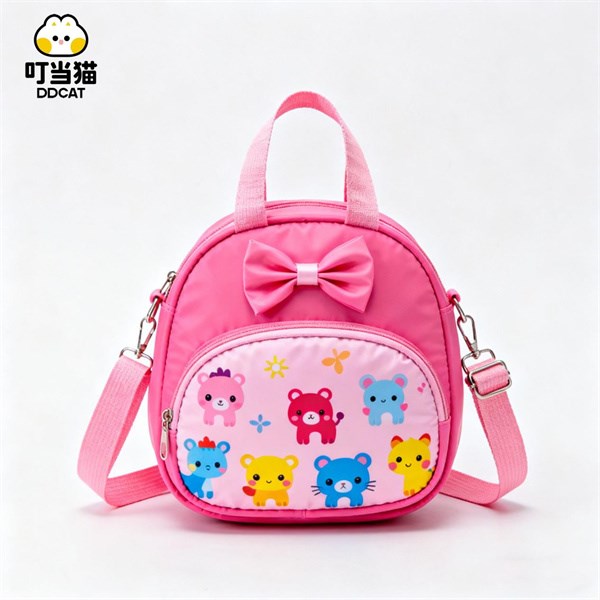 叮当猫萌趣小背包，女童出街甜美元素满格