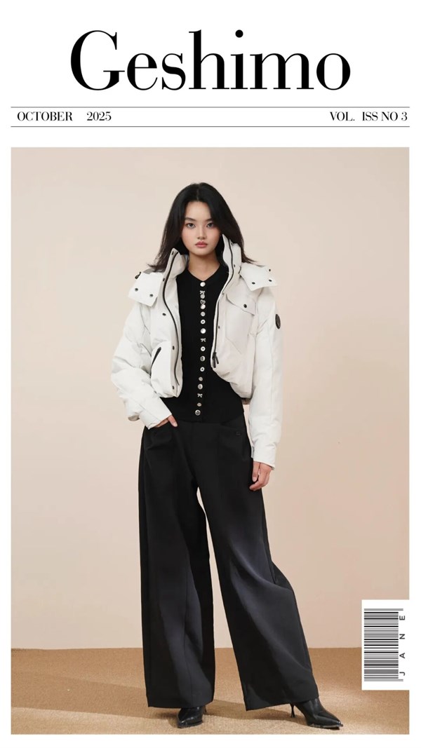 冬日暖尚指南|歌诗陌Geshimo羽绒服,让温暖与优雅共生