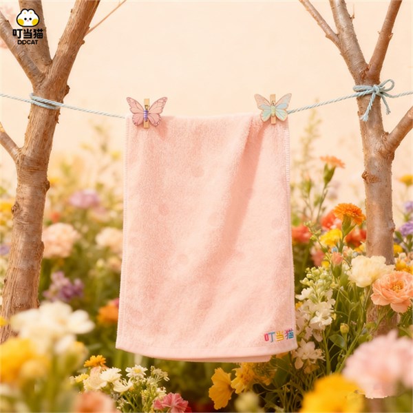 叮当猫马卡龙“云朵级”毛巾，宝宝肌肤的呵护神