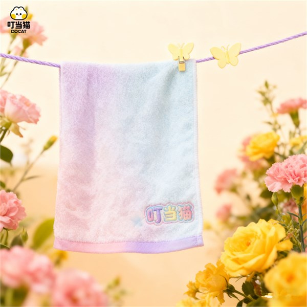叮当猫马卡龙“云朵级”毛巾，宝宝肌肤的呵护神