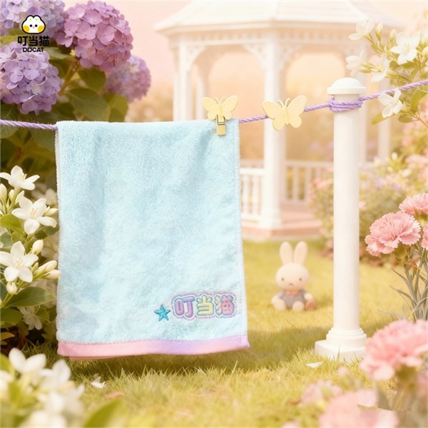 叮当猫马卡龙“云朵级”毛巾，宝宝肌肤的呵护神
