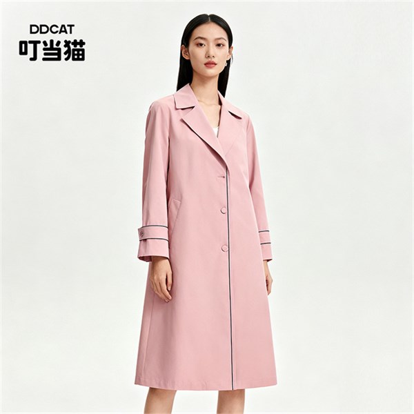 叮当猫DDCAT女款风衣:匠造每一处细节,解锁都市时尚密码!