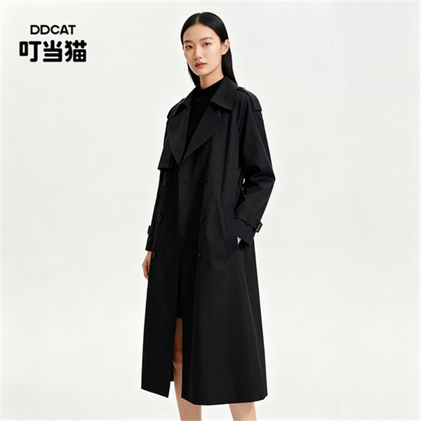 叮当猫DDCAT女款风衣:匠造每一处细节,解锁都市时尚密码!