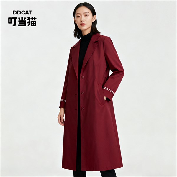 叮当猫DDCAT女款风衣:匠造每一处细节,解锁都市时尚密码!