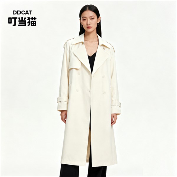 叮当猫DDCAT女款风衣:匠造每一处细节,解锁都市时尚密码!