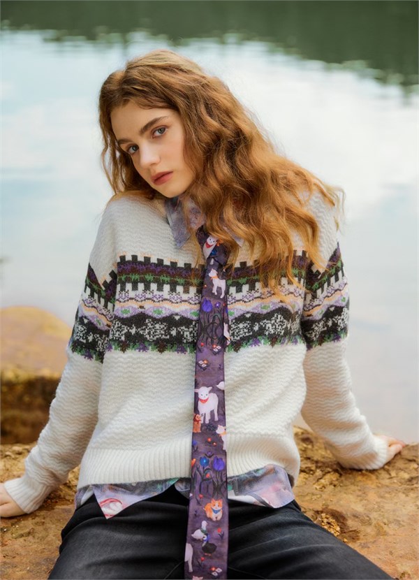 丽迪莎2025冬日絮语：羽绒轻暖，提花织梦