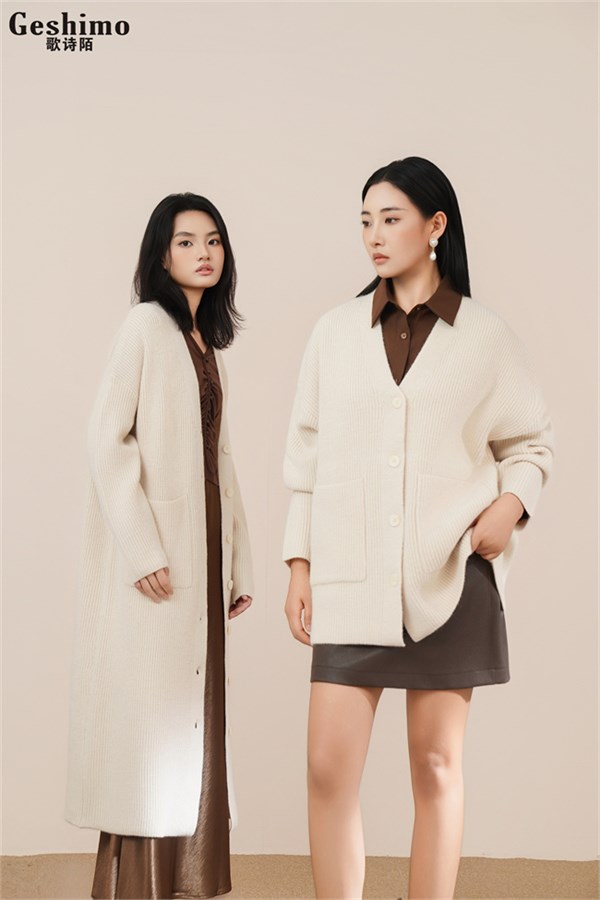 Geshimo歌诗陌女装：以针织与皮草的温柔对话，重塑冬日松弛美学