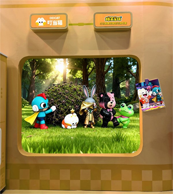 温暖织梦,爆笑同行——叮当猫亮相第六届江西纺织服装产业博览会!