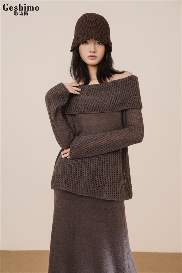 歌诗陌女装 针织新季,极简与复古