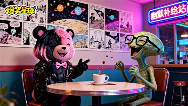 《爆笑星球》之星际旅行奇遇记剧情简介  叮当猫、大眼蛙、阿尔一百、唛唛兔、啾啾熊等你来打卡