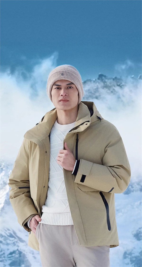 K - BOXING劲霸男装隐藏气泡鹅绒羽绒服：冬日里的科技保暖新势力