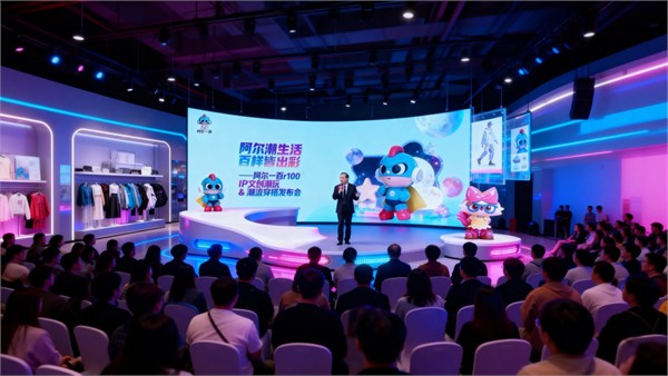 阿尔一百r100品牌新品发布会启幕，全龄IP解锁潮流生活新范式