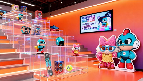 阿尔一百r100品牌新品发布会启幕，全龄IP解锁潮流生活新范式