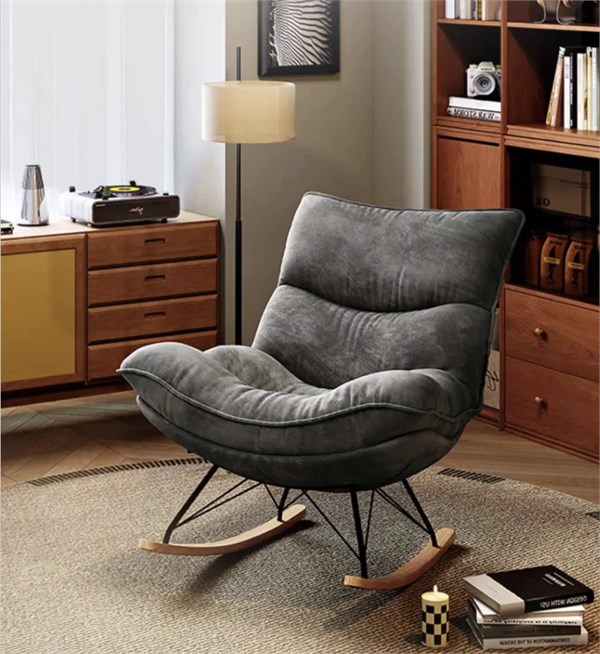 林氏家居上新奶糕搖搖椅，3D立體坐感+防傾倒設計，小體量隨心移、怎么搖都舒服~