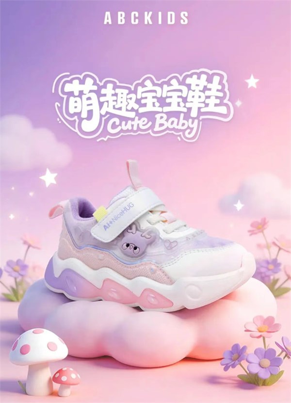 ABCKIDS萌趣闪灯学步鞋｜点亮小脚丫的魔法，探索童趣世界的每一步！