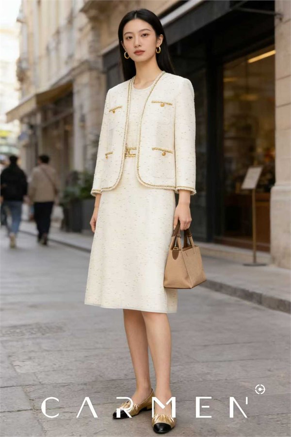 卡蔓2026春季:新中式邂逅小香风,奏响东方时尚新乐章