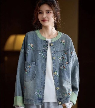 马卡龙,东方刺绣,素木,春日外套,招商,加盟,女装