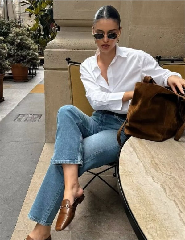 一件衬衫搞定早春｜通勤时髦两不误的搭配密码