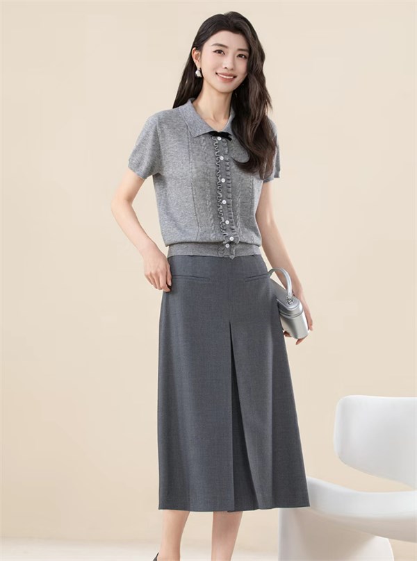 诗梦女装 SHIMENG｜灰韵漫染，静遇春深——以柔克刚的通勤美学