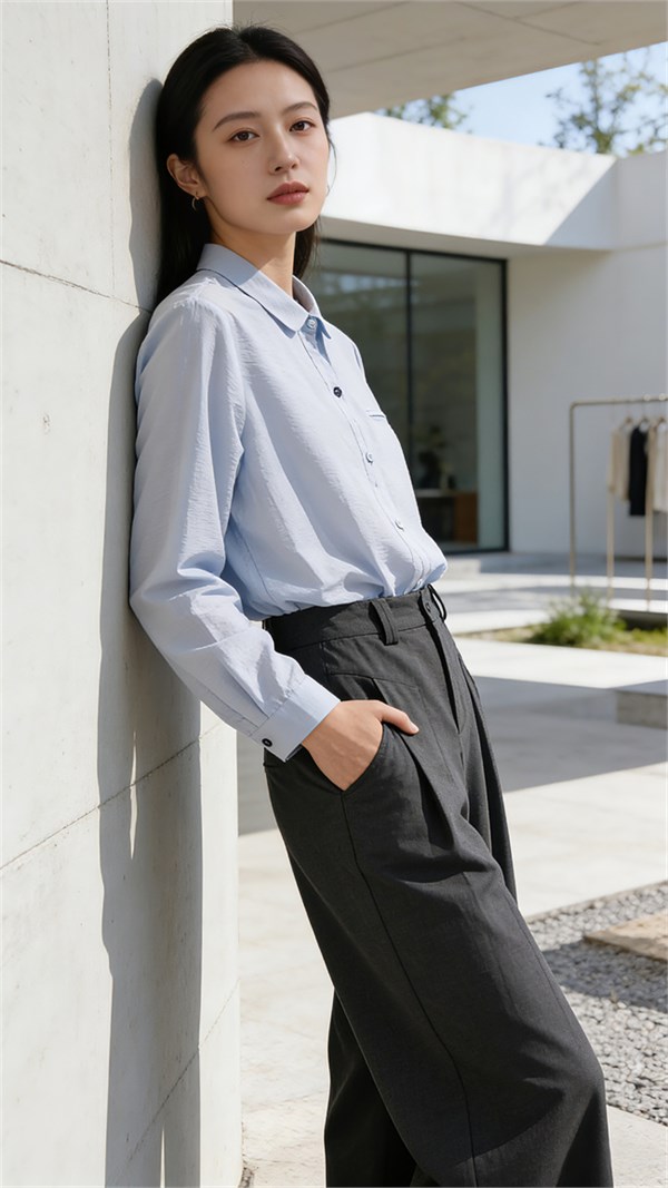 婕依妮通勤衬衫:解锁职场与面试的优雅密码