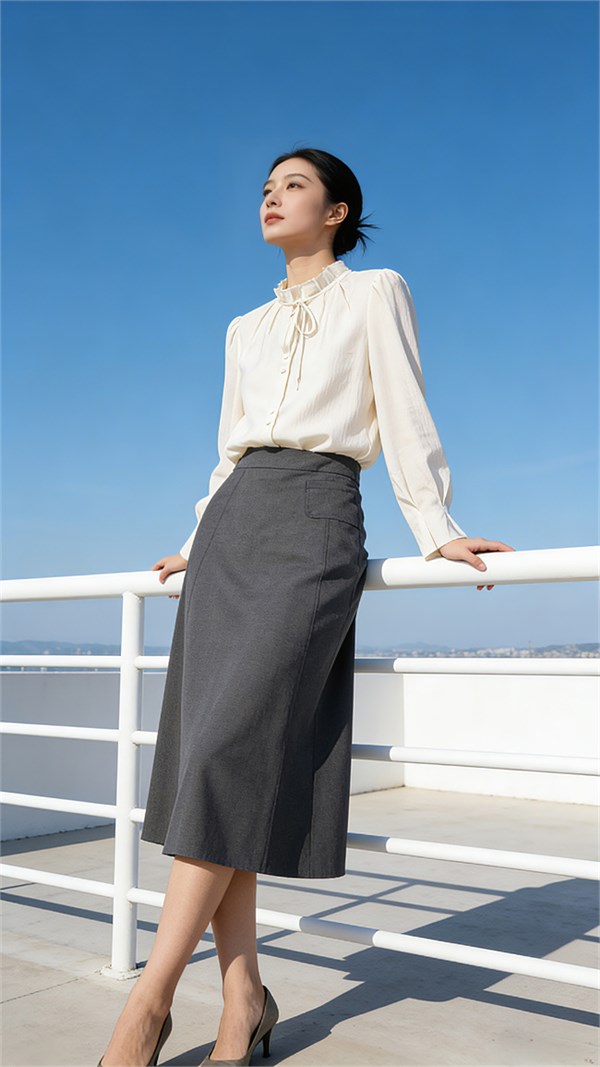 婕依妮通勤衬衫:解锁职场与面试的优雅密码