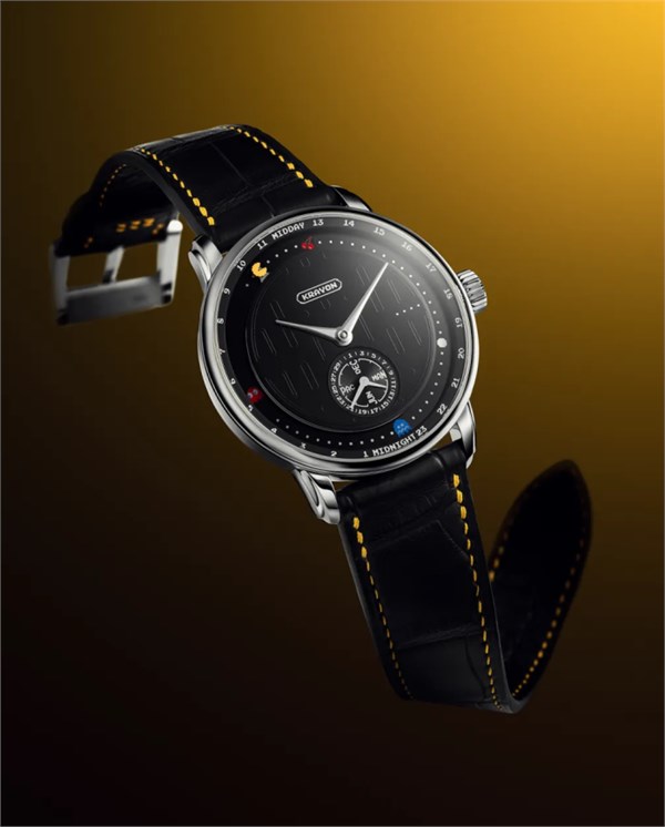 Krayon × 吃豆人：45岁经典游戏，玩进高级制表的方寸之间