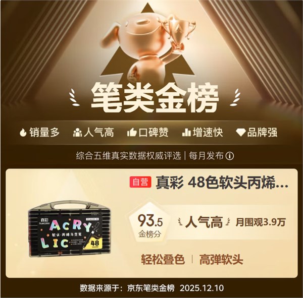 真彩48色軟頭丙烯馬克筆：開啟孩子的創(chuàng)意色彩王國