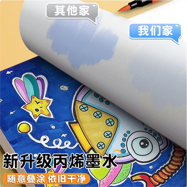 真彩48色軟頭丙烯馬克筆：開啟孩子的創(chuàng)意色彩王國