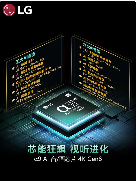 LG C5系列 48英寸OLED高刷游戲電視 4K超薄全面屏144Hz電競電視 48C4升