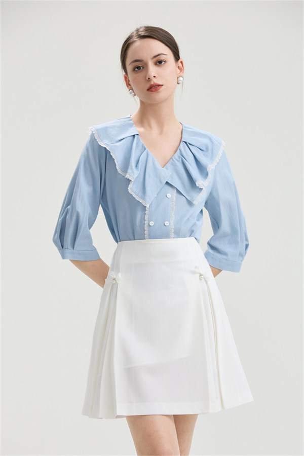 艾丽哲2026春夏新品|以蓝为调,解锁法式通勤的优雅与甜美