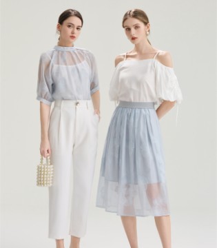 艾丽哲2026春夏新品｜以蓝为调，解锁法式通勤的优雅与甜美