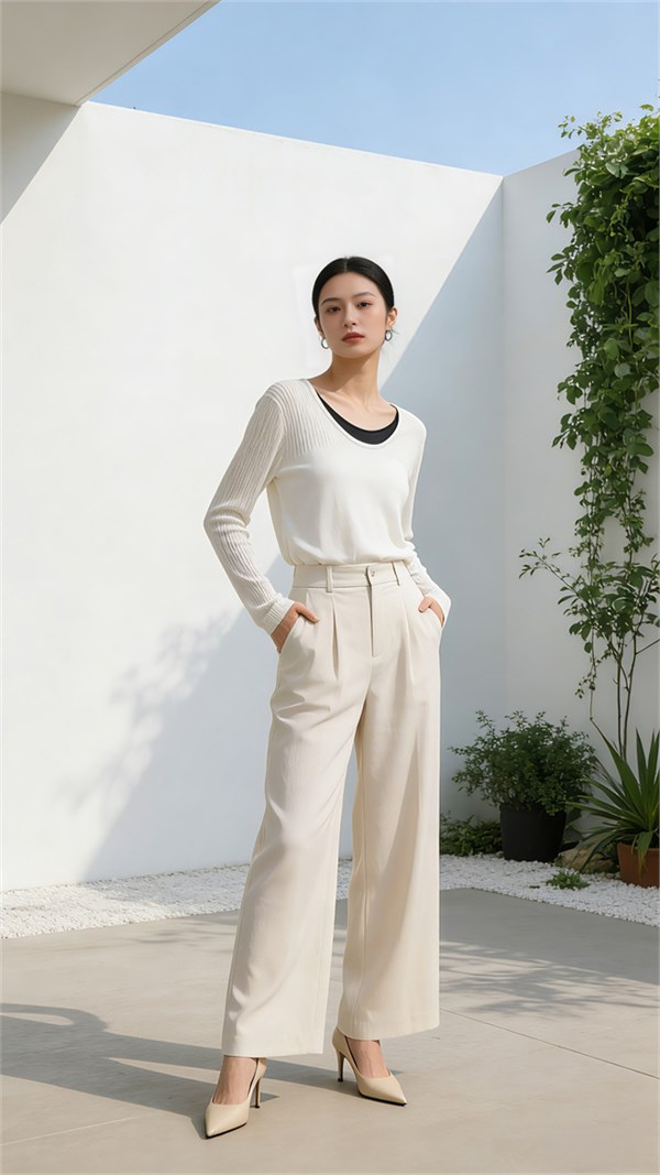 婕依妮26春针织之约:粉色晕染浪漫,白色勾勒纯净