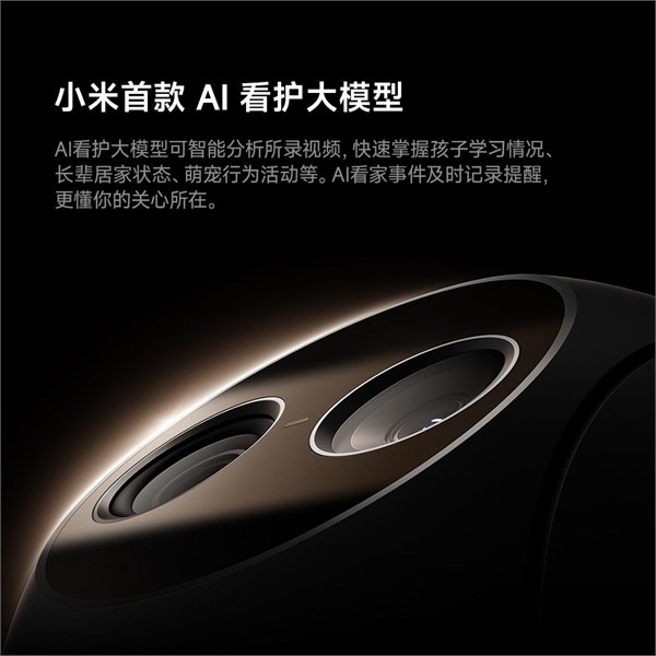 8日10點：小米 智能攝像機 4 Max AI變焦版