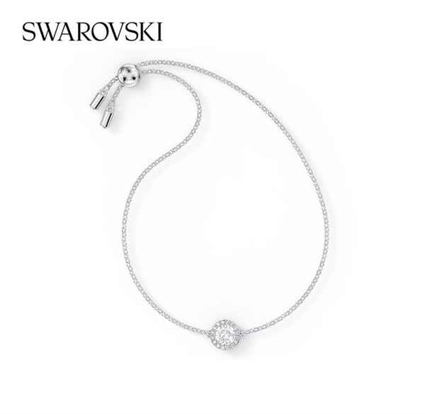施華洛世奇（SWAROVSKI）【生日禮物】Una125周年紀(jì)念款手鐲手鏈女輕奢送女友女 125周年 白色5567934