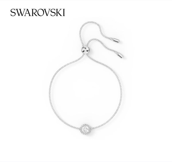 施華洛世奇（SWAROVSKI）【生日禮物】Una125周年紀(jì)念款手鐲手鏈女輕奢送女友女 125周年 白色5567934