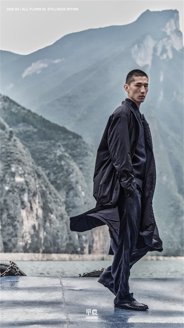 单农男装2026春夏形象片：万川入怀，浩荡不争