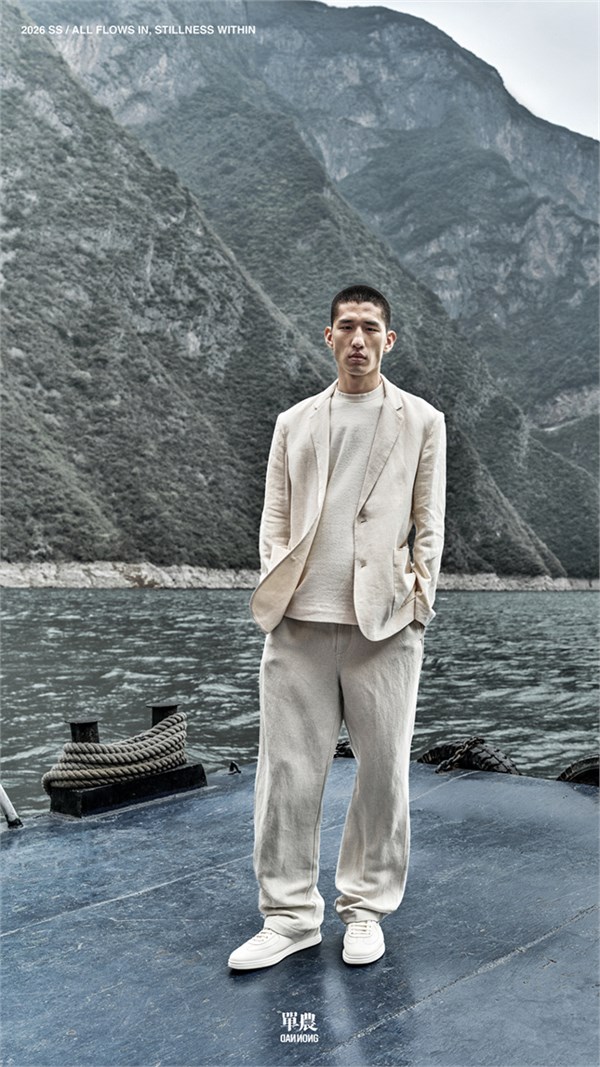 单农男装2026春夏形象片：万川入怀，浩荡不争