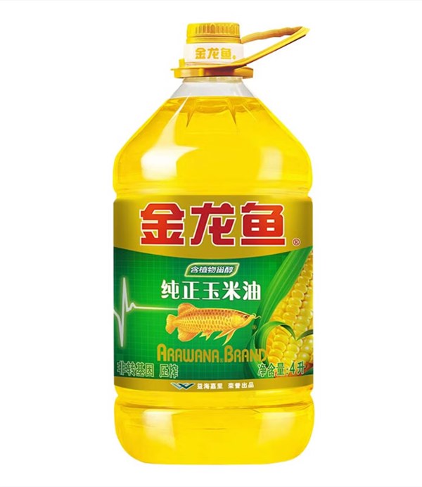 金龍魚(yú) 食用油 非轉(zhuǎn)基因 壓榨 一級(jí) 純正玉米油4L