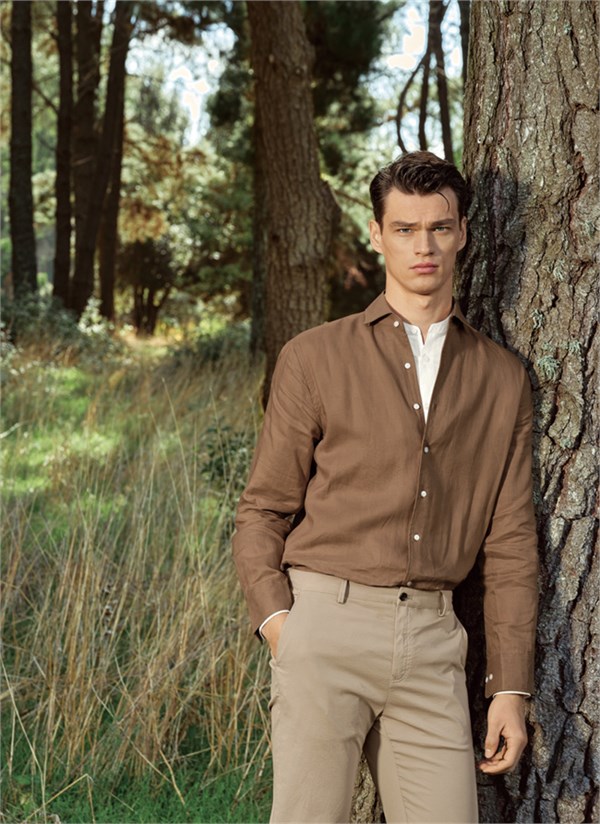 不费力的优雅，从一件意大利亚麻衬衫开始