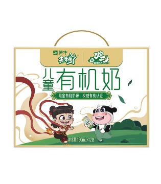 蒙牛未来星有机儿童奶190ml*12盒 送礼 新老包装随机发
