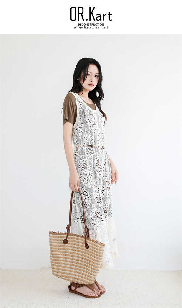 解构女装26春款：蕾丝镂空两件套，休闲时尚新密码